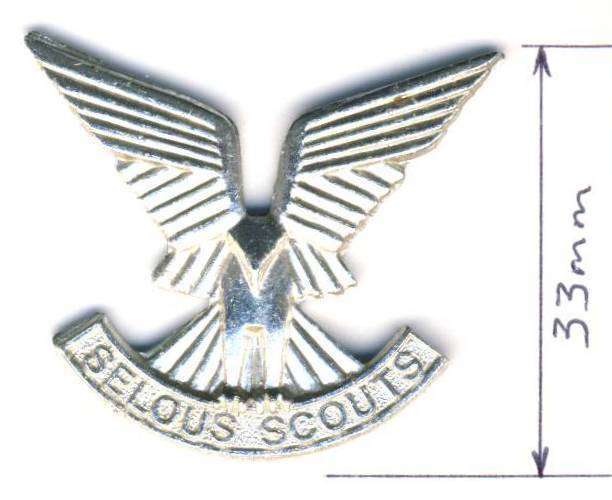 F5005 - Rhodesia Selous Scouts (Owen 3057) O/R's CAP BADGE (Reutler Manufacture) SCARCE!!!