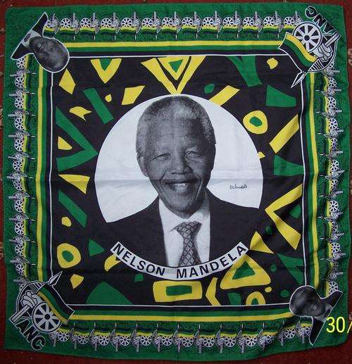 63 - Nelson Mandela ANC Sateen Scarf