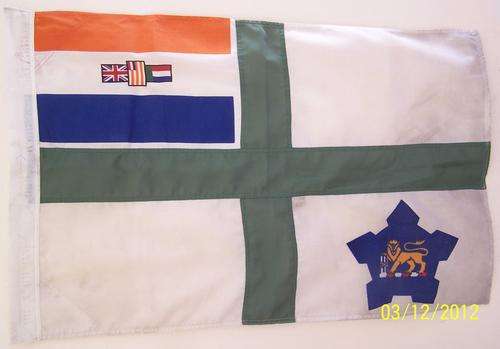 87 - Old S.A. Navy Flag - 60 x 90 cm - Stormflag size - ORIGINAL!!!