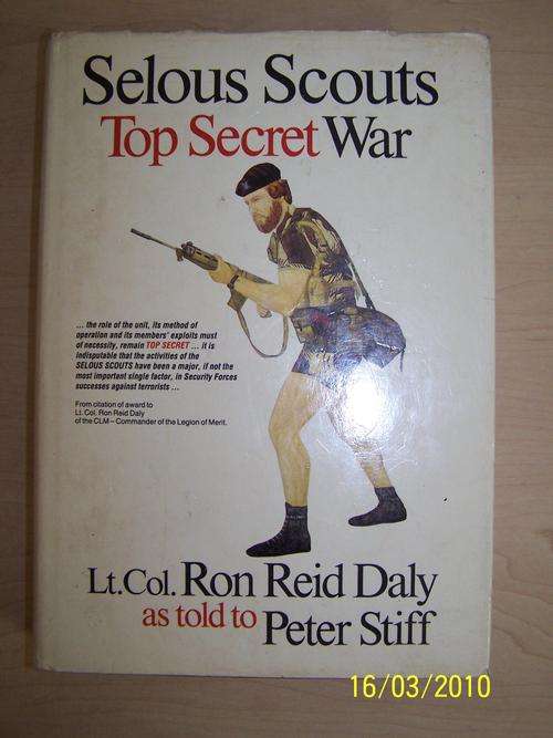 F0829 - ORIGINAL HARDCOVER:  Selous Scouts - Top Secret War - SCARCE!!