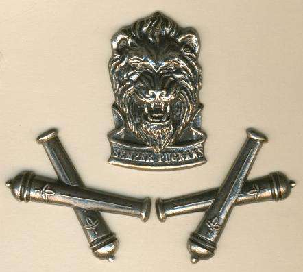 (4054) SWA Reaction Force -  Artillery - Cap & Collar Pair (Obsolete) - ORIGINAL!!