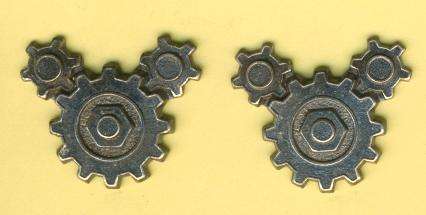 (4444) COLLAR PAIR - SWA Territory Force Technical Services  (Obsolete) - ORIGINAL!!