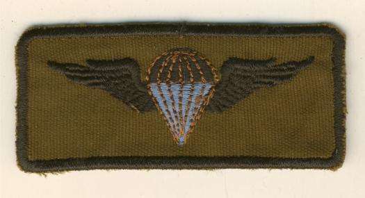 (0511) PROFICIENCY BADGE - SWA Special Forces Basic Para Wing - Field Dress - Obsolete - ORIGINAL!!