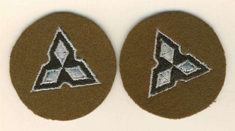 (0644) RANK PAIR - SWA Territory Force W/O2 (Brown without border)- Obsolete - ORIGINAL!!
