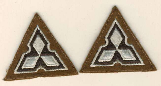 (0653) RANK PAIR - SWA Territory Force W/O2 (Solid embroidered) - Obsolete - ORIGINAL!!