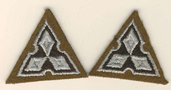 (0693) RANK PAIR - SWA Territory Force W/O2 (Smaller - d/brown) - Obsolete - ORIGINAL!!