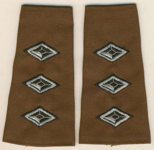 (0802) RANK PAIR - SWA Army - Captain - Field Dress - Obsolete - ORIGINAL!!