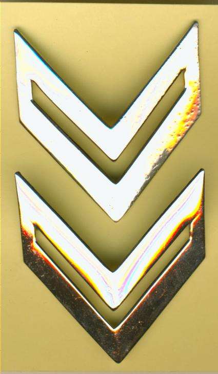 (4109) TUNIC RANK PAIR - SADF & SANDF - Army Corporal - Obsolete - ORIGINAL!!