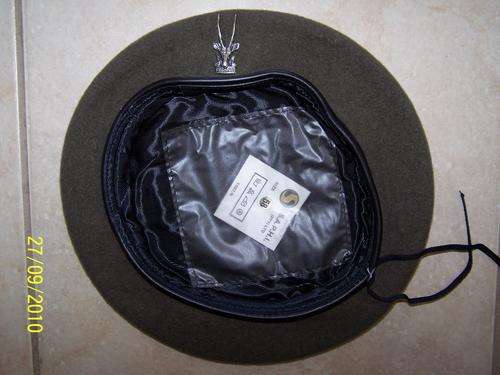 (0486b) BERET & BADGE - South West Africa Army Territory Forces HQ - Size 59 - Obsolete - ORIGINAL