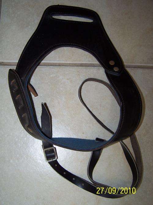 *(0515) Leather Holster Belt