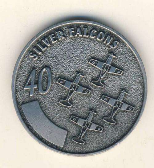 F2830 - SA Silver Falcons Medallion No. 0928
