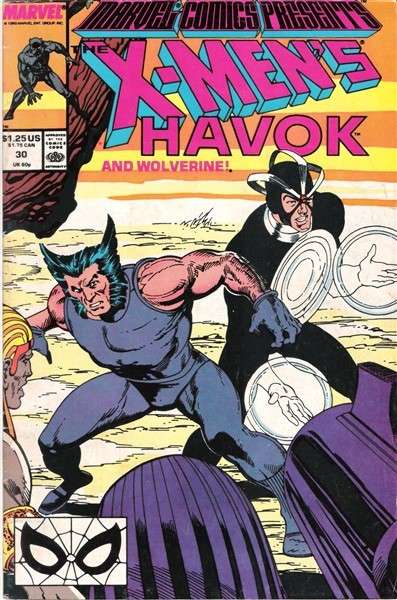 Marvel Comics Presents #30 Havok and Wolverine
