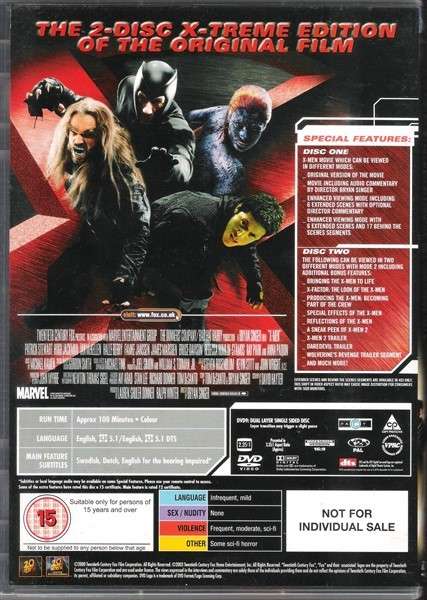 X-Men 1.5 (2-Disc Extreme Edition) [DVD]