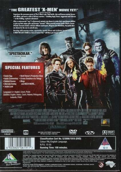 X-Men 3: The Last Stand (2-Disc Special Edition) [DVD]