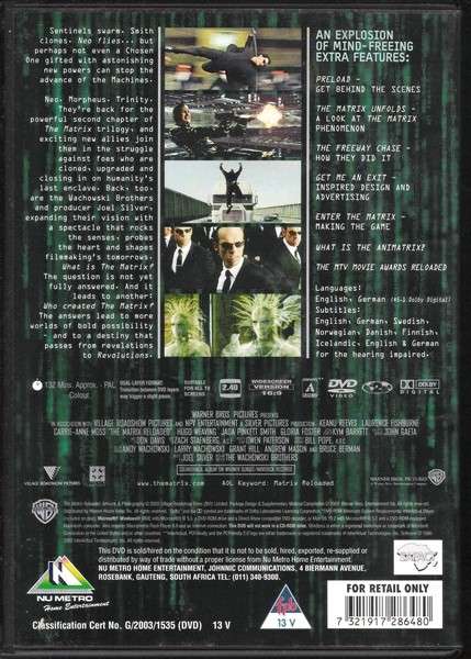 Matrix Reloaded (2-Disc Edition) [DVD]