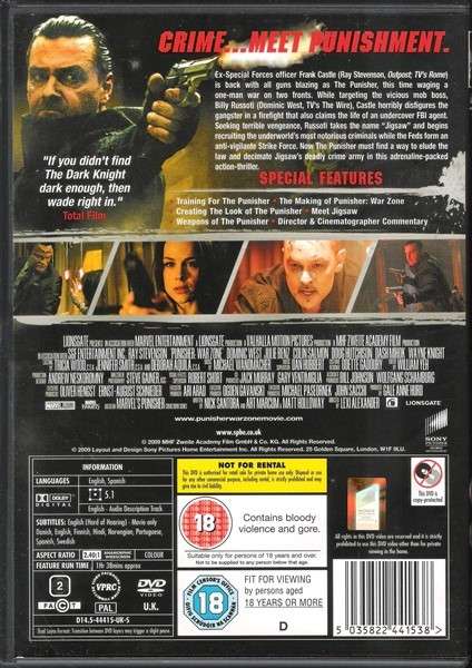 Punisher War Zone [DVD]