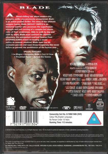 Blade [DVD]