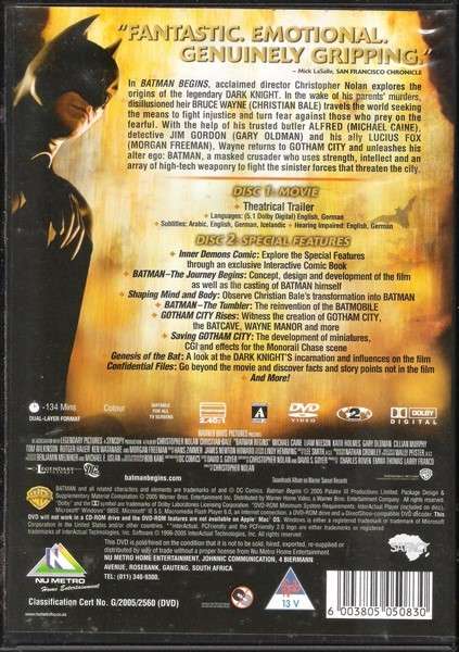 Batman Begins (2-Disc Special Edition) [DVD]