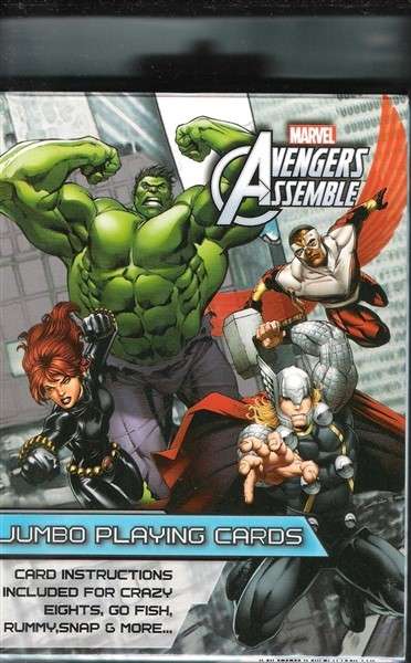 Marvel Avengers Assemble: Jumbo Playing Cards