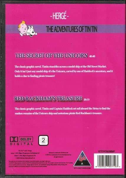 The Adventures of Tin Tin: Secret of the Unicorn & Red Rackham's Treasure (2 Adventures) [DVD]