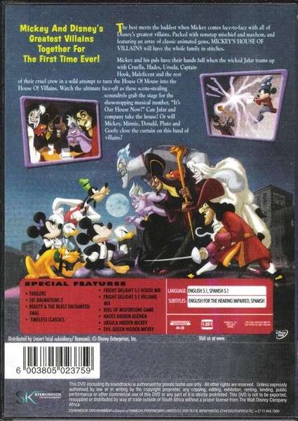 Mickey's House of Mouse Villains [DVD]