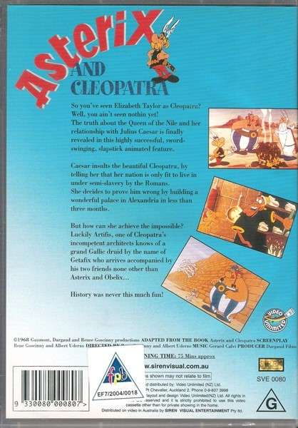 Asterix and Cleopatra [DVD]