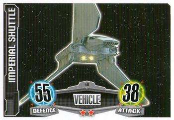 Star Wars Force Attax #48 Imperial Shuttle (2012)