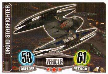 Star Wars Force Attax #139 Droid Starfighter (2012)