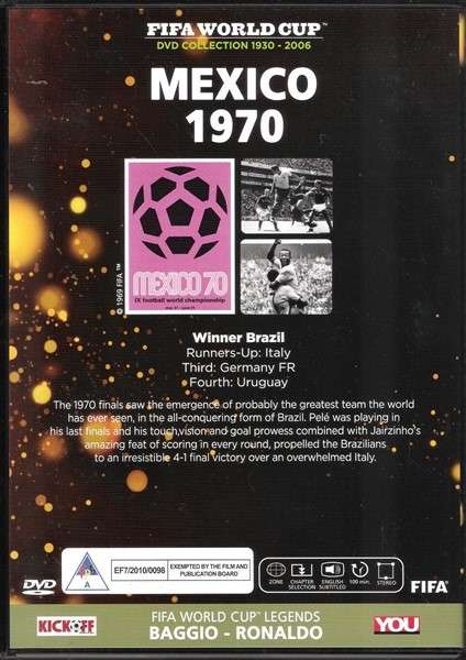 FIFA World Cup DVD Collection #6 - Mexico (1970) [DVD]