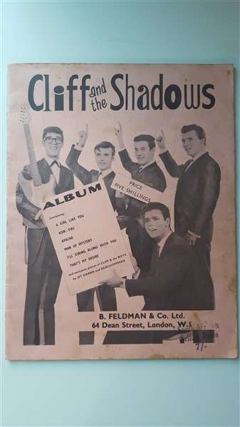 Cliff and the Shadows - Music Sheets Album