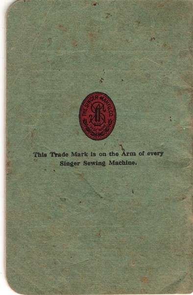 Instructions for using Singer Sewing Machines Class No. 201K