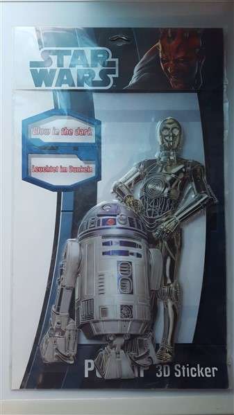 Star Wars POP-UP 3D Sticker (Glow in the Dark)