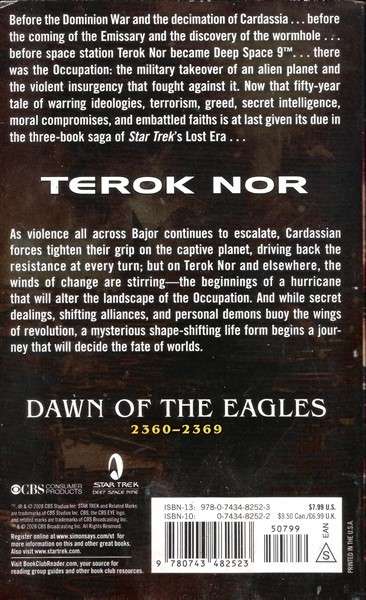 Star Trek - Terok Nor - Dawn of the Eagles [Paperback]