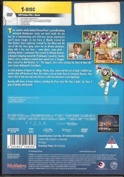 Toy Story 3 [DVD]
