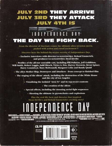 The Making of iD4 Independence Day by Rachel Aberly & Volker Engel [Paperback]