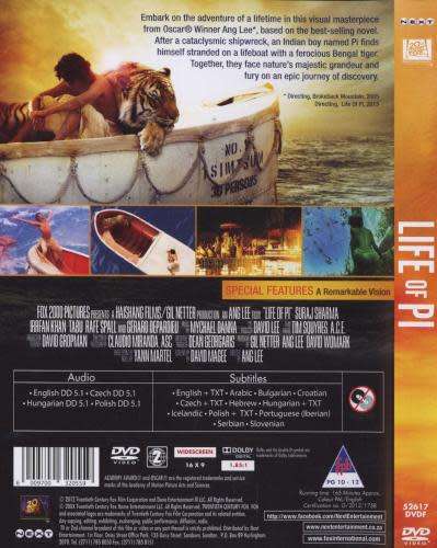 Life of Pi [DVD]