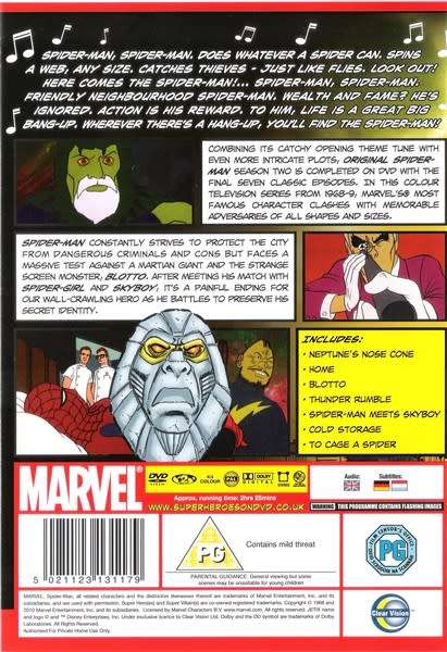 Marvel Original Spider-Man Season 2 Volume 3 [DVD]