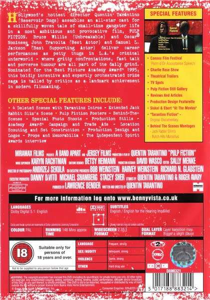 Pulp Fiction (2 Disc Collector`s Edition) [DVD]