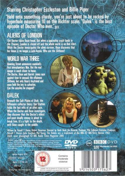 Doctor Who Volume 2 (Christopher Eccleston) [DVD]