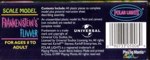 Frankenstein's Flivver - Model #5006