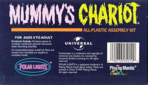Mummy's Chariot - Frightening Lightning Edition - Model #5004