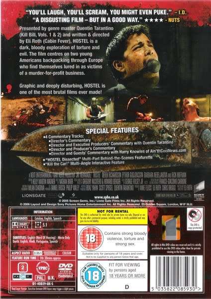 Hostel (Unseen Edition) [DVD]