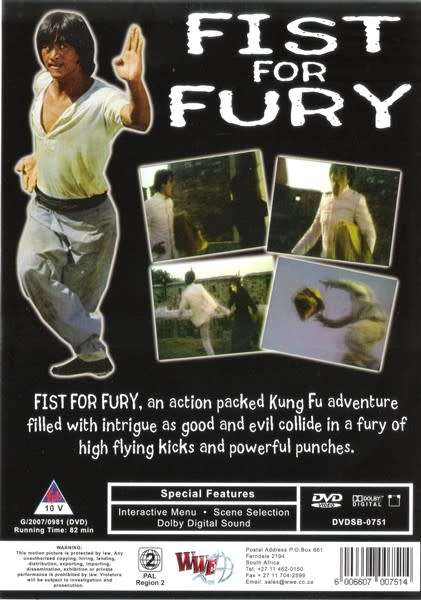 Fist for Fury [DVD]