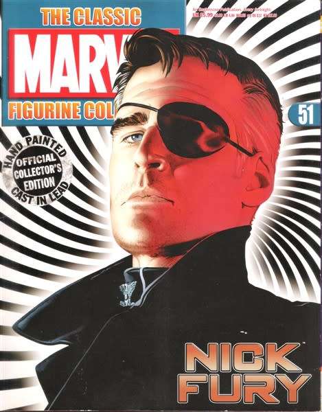 The Classic Marvel Figurine Collection #51 Nick Fury ***Magazine Only!!!***