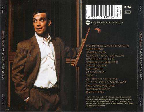 Robbie Williams - Swing When You're Winning [CD]