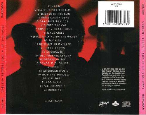 Violent Femmes - Add i+ Up (1981-1993) [CD]