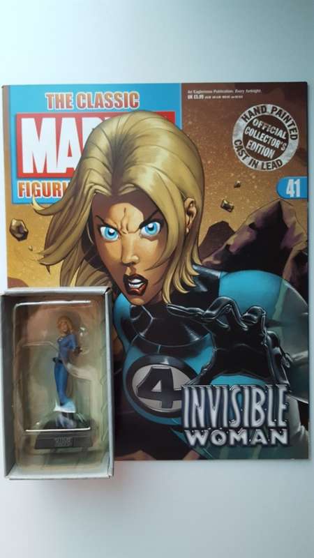 The Classic Marvel Figurine Collection #41 Invisible Woman [Figurine & Magazine]