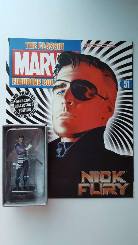 The Classic Marvel Figurine Collection #51 Nick Fury [Figurine & Magazine]
