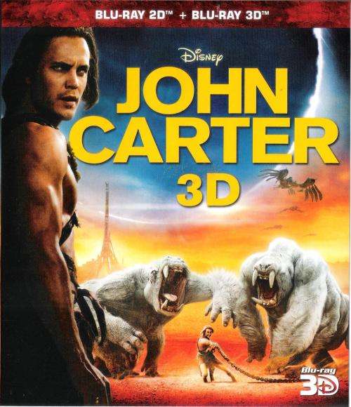 John Carter (2-Disc's) [Blu-Ray 2D + Blu-Ray 3D]
