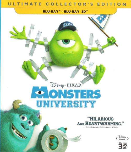 Monsters University Ultimate Collector's Edition (2-Disc's) [3D Blu-Ray + 2D Blu-Ray]